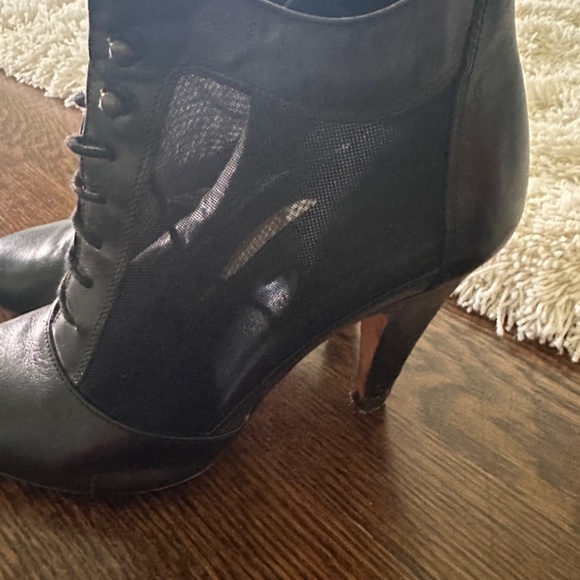 Loeffler Randall Lace Up Mesh Ankle Boot - Size 7 - Picture 4 of 14